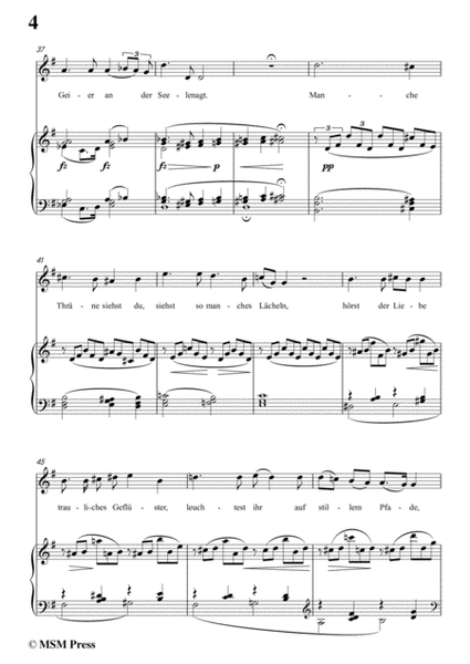 Schubert-An den Mond in einer Herbstnacht,D.614,in G Major,for Voice&Piano image number null