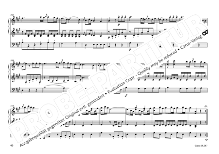 17 Church sonatas Organ Solo scores gallery preview page 41