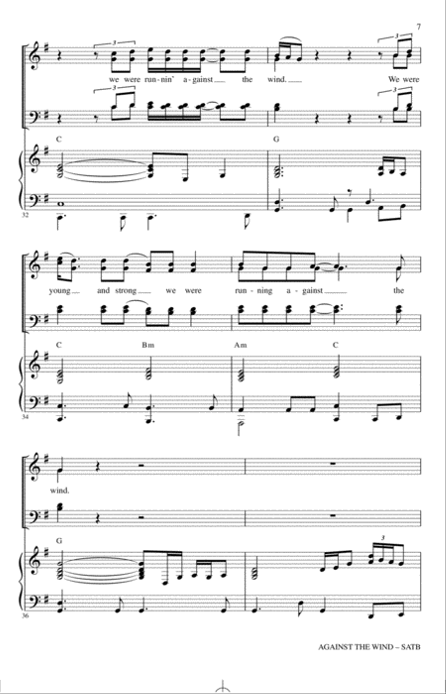 Against The Wind 4-Part scores gallery preview page 6