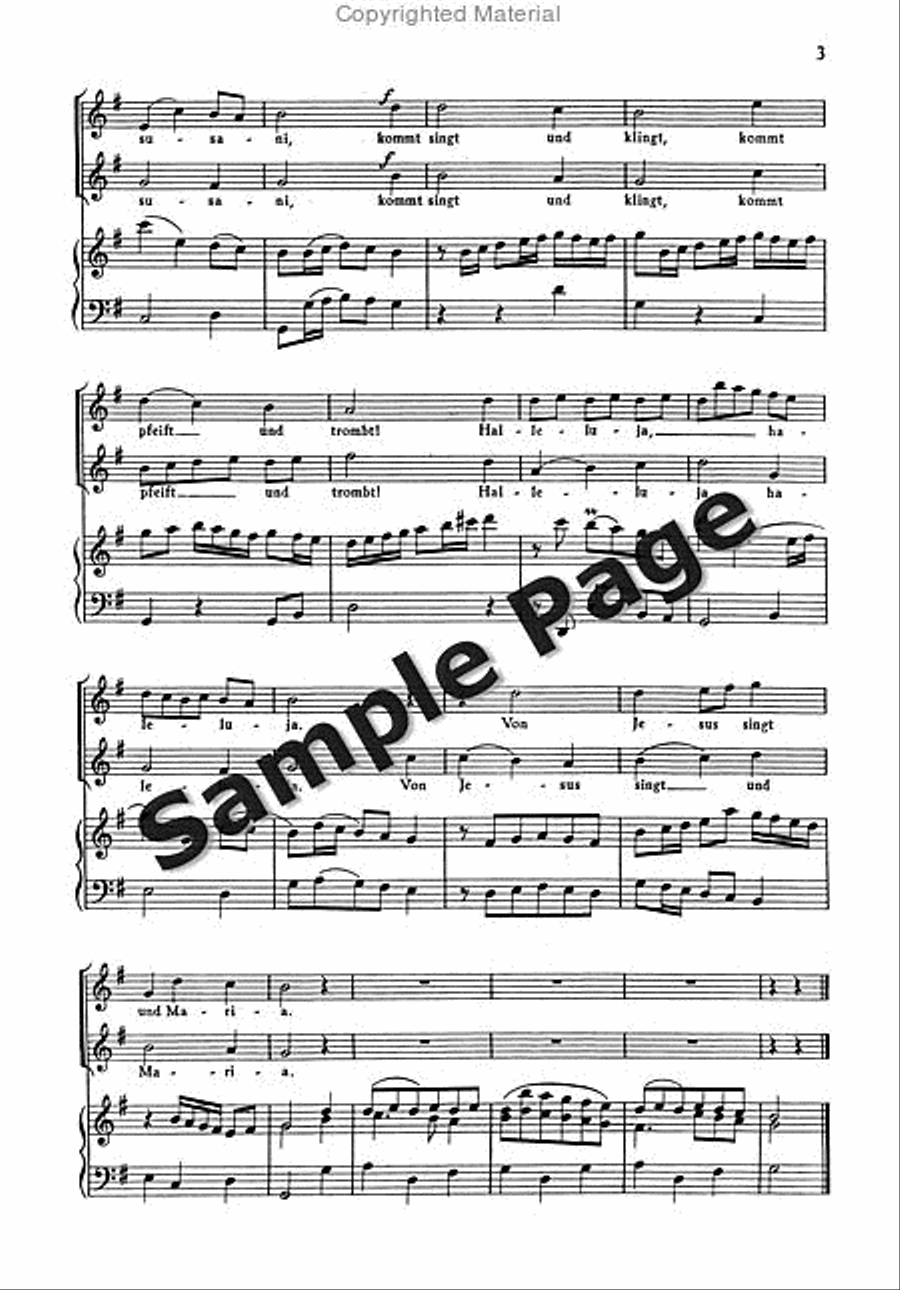 Weihnachtslieder 6 Sop/pf SA scores gallery preview page 4