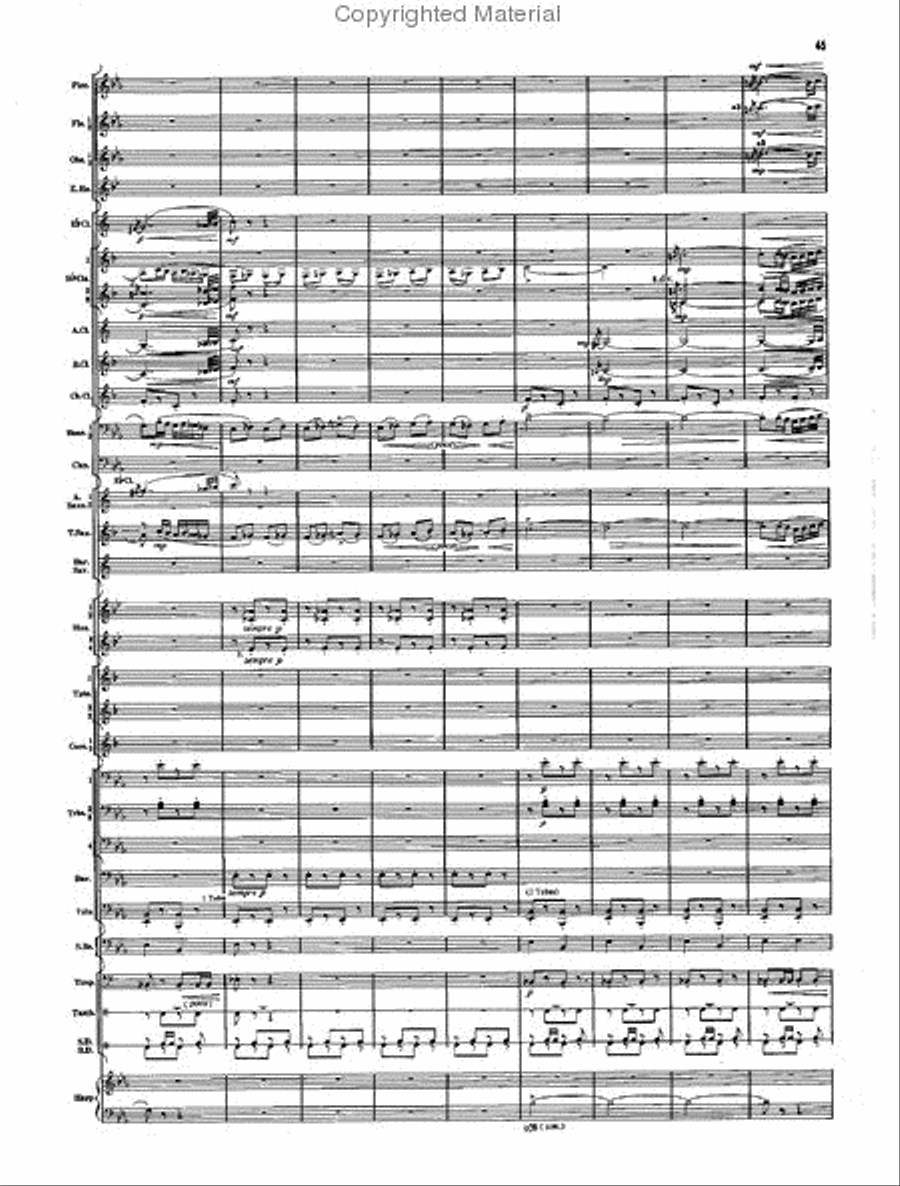 Armenian Dances, Part II Concert Band scores gallery preview page 43
