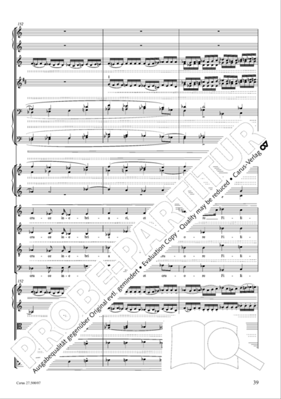 Quattro pezzi sacri Orchestra scores gallery preview page 40