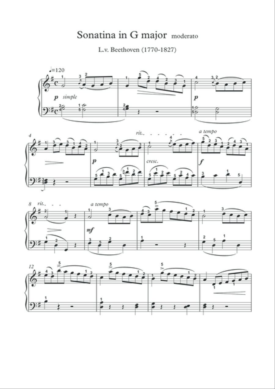 Piano solo pieces of 19th Century Easy Piano scores gallery preview page 4