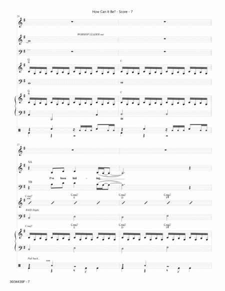 How Can It Be? - Instrumental Score and Parts