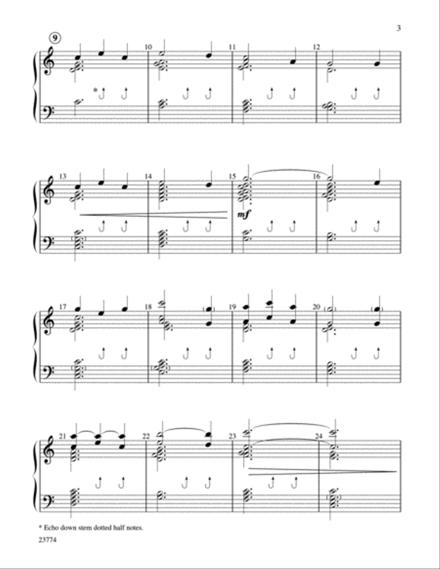 Amazing Grace Handbell Choir scores gallery preview page 3