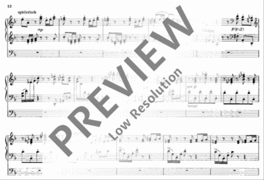 Chorale-Passacaglia Organ scores gallery preview page 13
