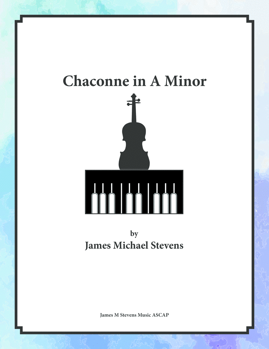 Chaconne in A Minor - Viola & Piano Viola scores gallery preview page 1