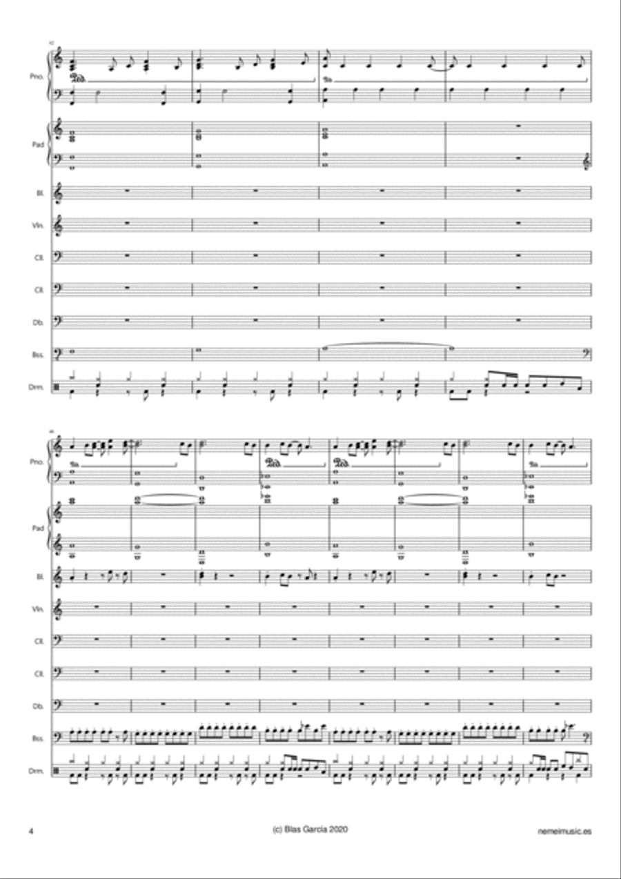 Amanecer Piano scores gallery preview page 4