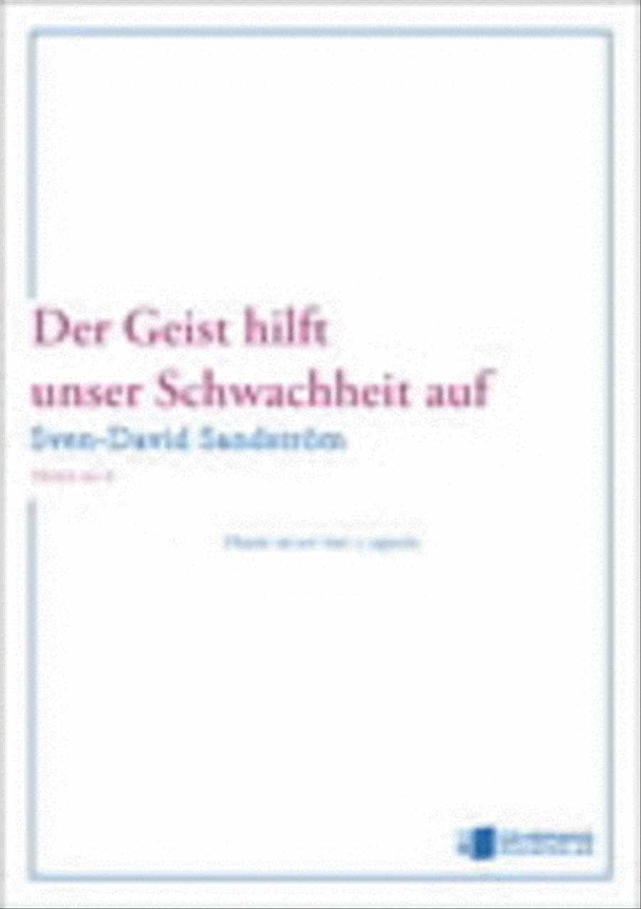 Der Geist hilft unser Schwachheit auf 4-Part scores gallery preview page 1