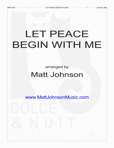 Let Peace Begin with Me-upbeat Closing Song image number null