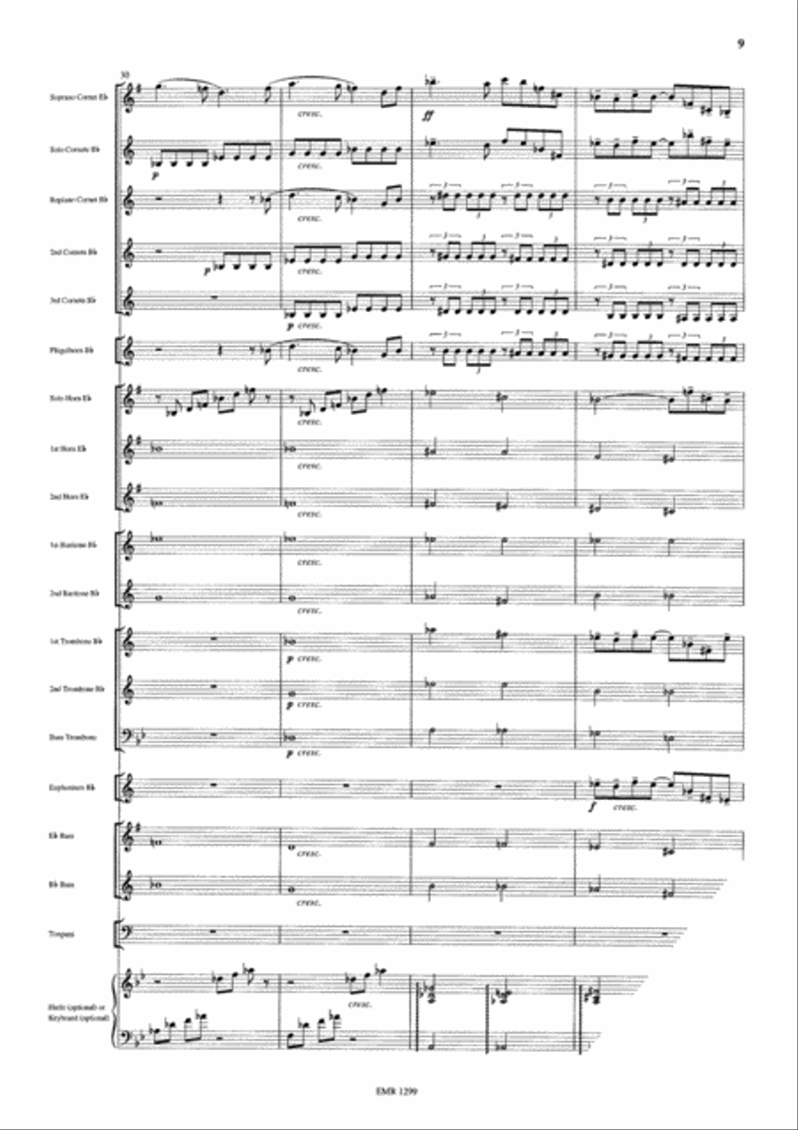 Meditation Meditation Brass Band scores gallery preview page 10