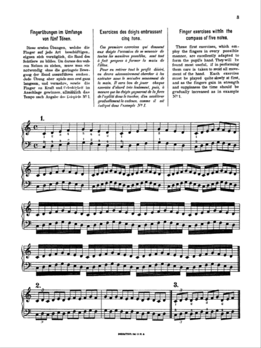 Collection of Studies, Scales, and Passages Piano Method scores gallery preview page 4