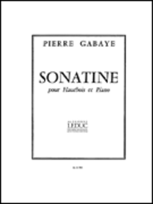 Book cover for Sonatine (oboe & Piano)