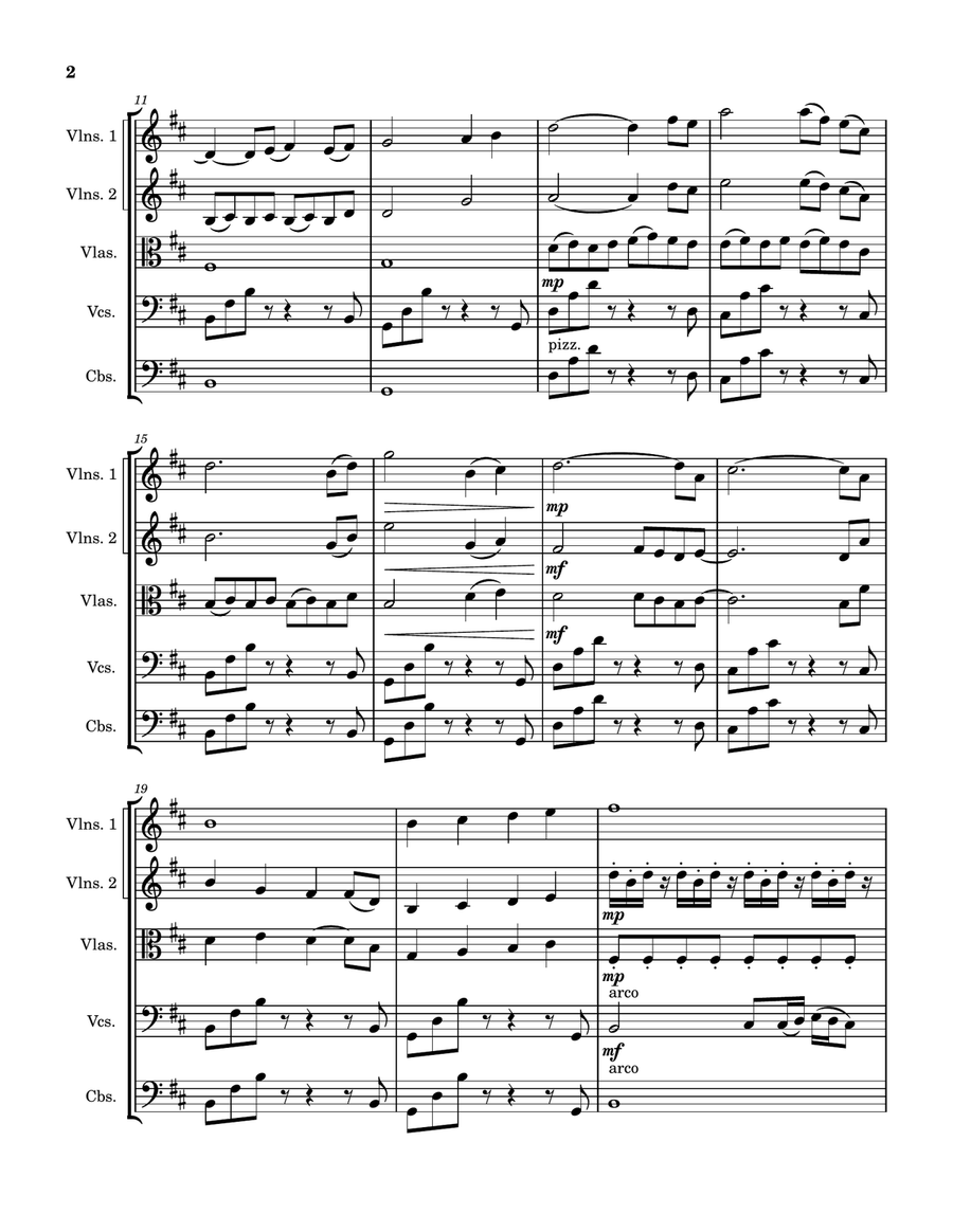 Across Time String Orchestra scores gallery preview page 3