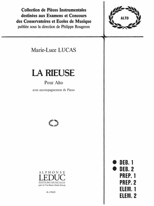 Lucas Rieuse Collection Rougeron Viola & Piano Book