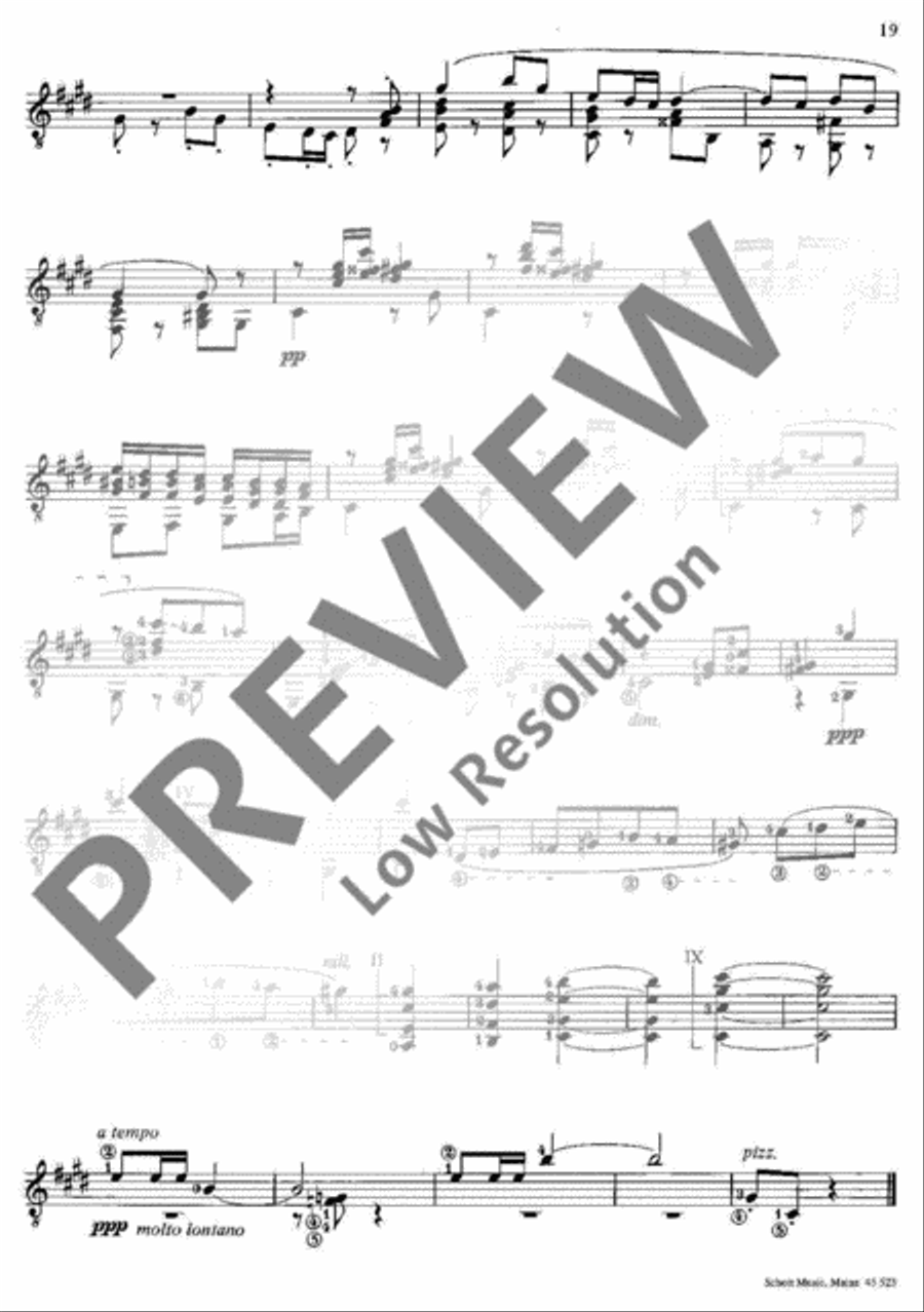 Miniaturas Miniaturas Classical Guitar scores gallery preview page 20