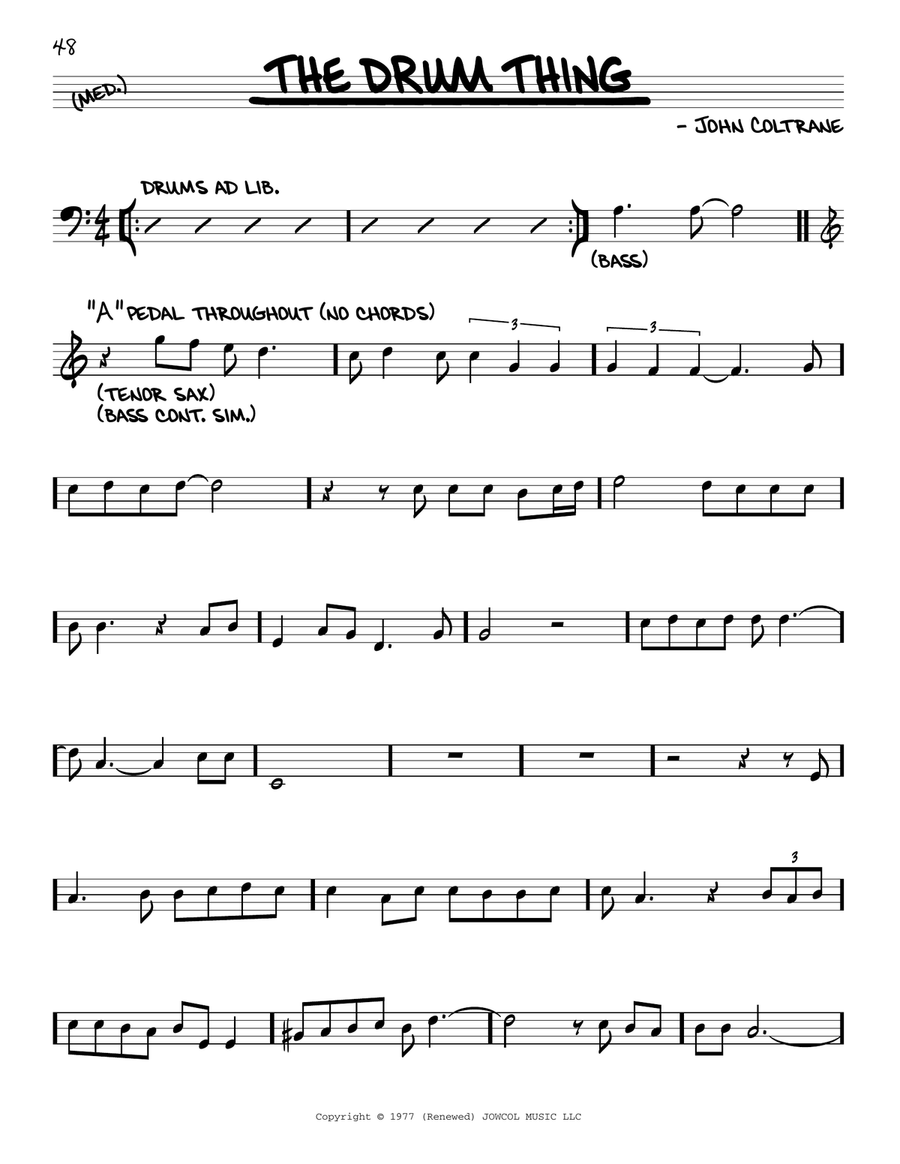 The Drum Thing Piano scores gallery preview page 1