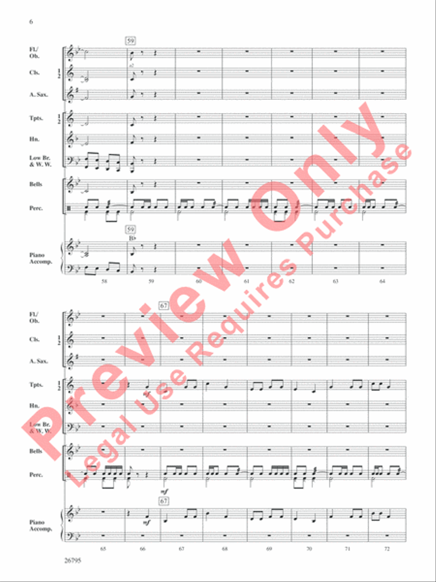 Marching Marines Concert Band scores gallery preview page 7