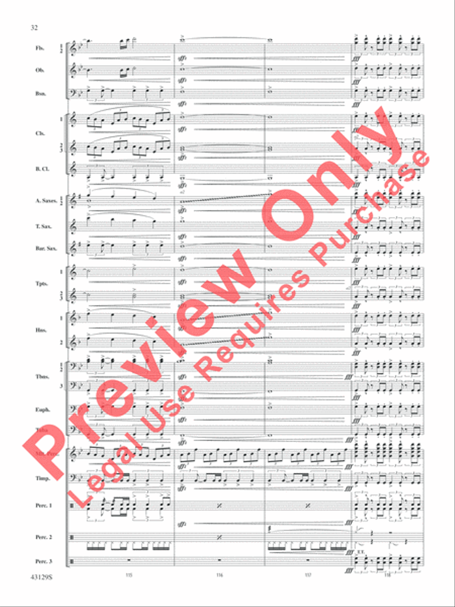 Soundtrack Concert Band scores gallery preview page 33