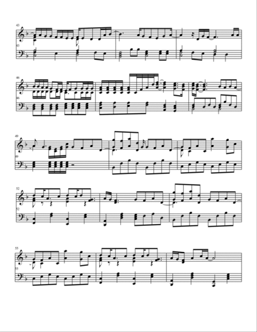 A Little Piece Of Heaven Piano Solo scores gallery preview page 4