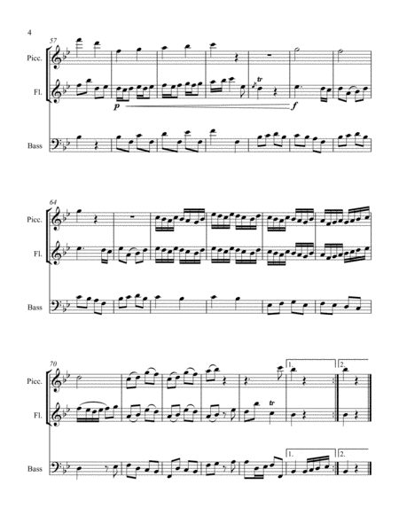 Vivace from Sonata no. 2 in Bb Major