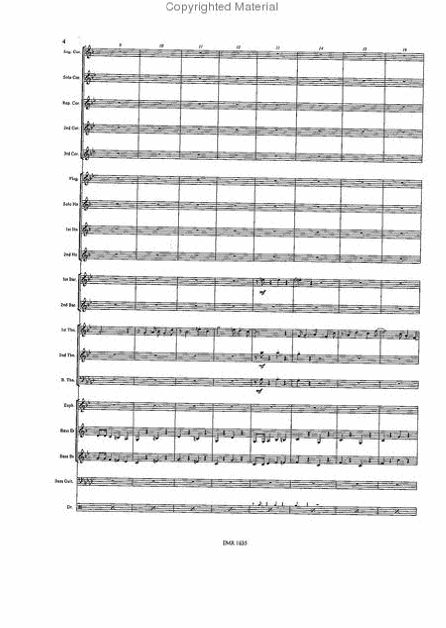 Sweet Georgia Brown Brass Band scores gallery preview page 4