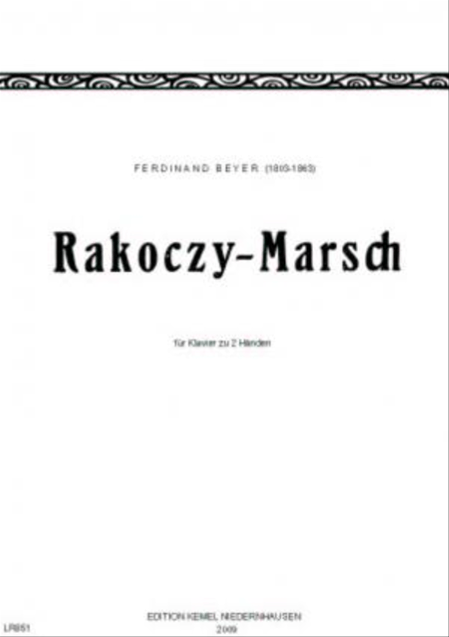 Rakoczy-Marsch Rakoczy-Marsch Piano Solo scores gallery preview page 1