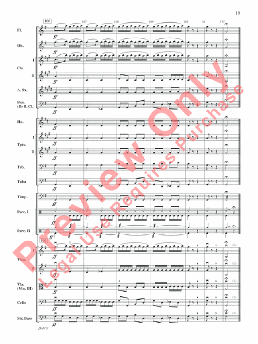Capriccio Espagnol Full Orchestra scores gallery preview page 20