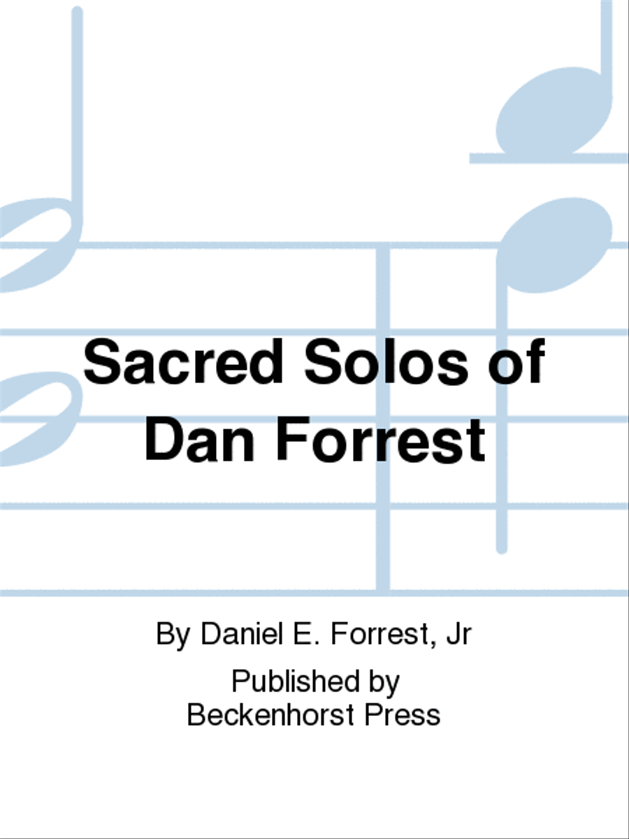 Sacred Solos of Dan Forrest High Voice scores gallery preview page 1