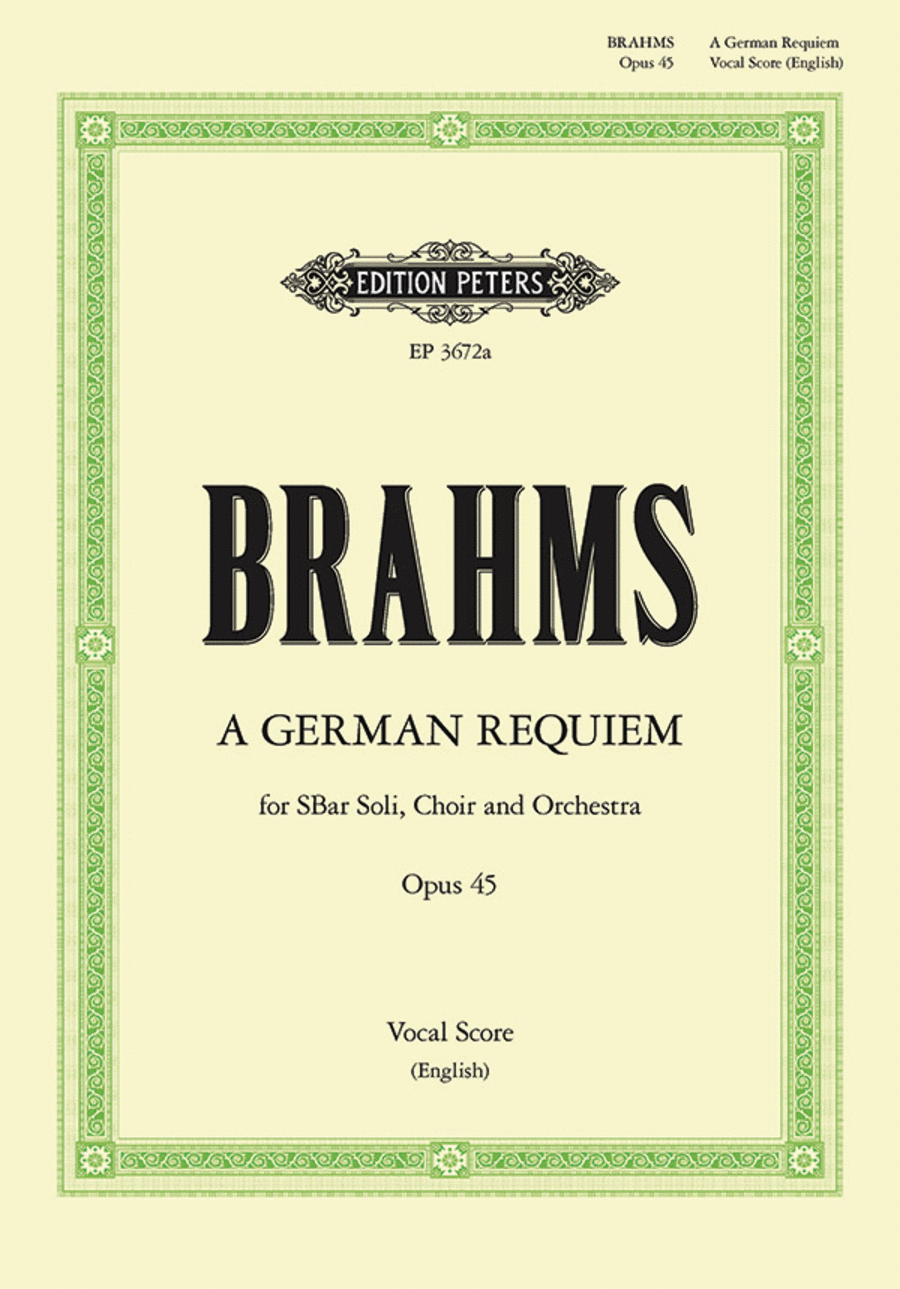 Johannes Brahms: German Requiem