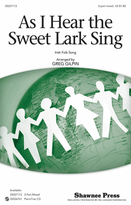 Book cover for As I Hear the Sweet Lark Sing