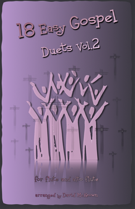 Book cover for 18 Easy Gospel Duets Vol.2 for Flute and Alto Flute