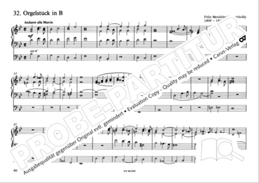 Free Organ Music from the Romantic Period, Vol. II (Freie Orgelmusik der Romantik, Band II) Organ scores gallery preview page 81