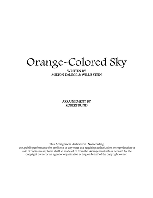 Orange Colored Sky
