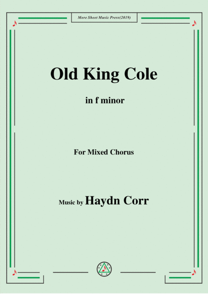 Haydn Corri-Old King Cole,in f minor,for Mixed Chorus image number null