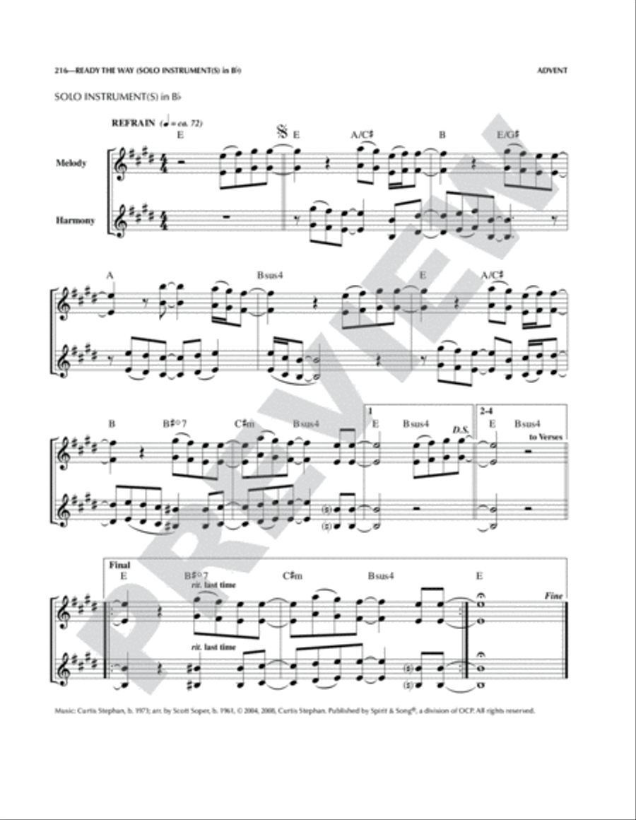 Glory & Praise Third Edition Praise scores gallery preview page 8