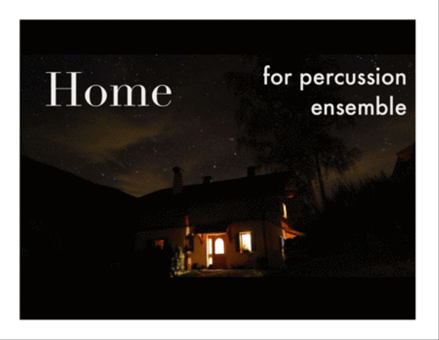 Home Percussion Ensemble scores gallery preview page 1