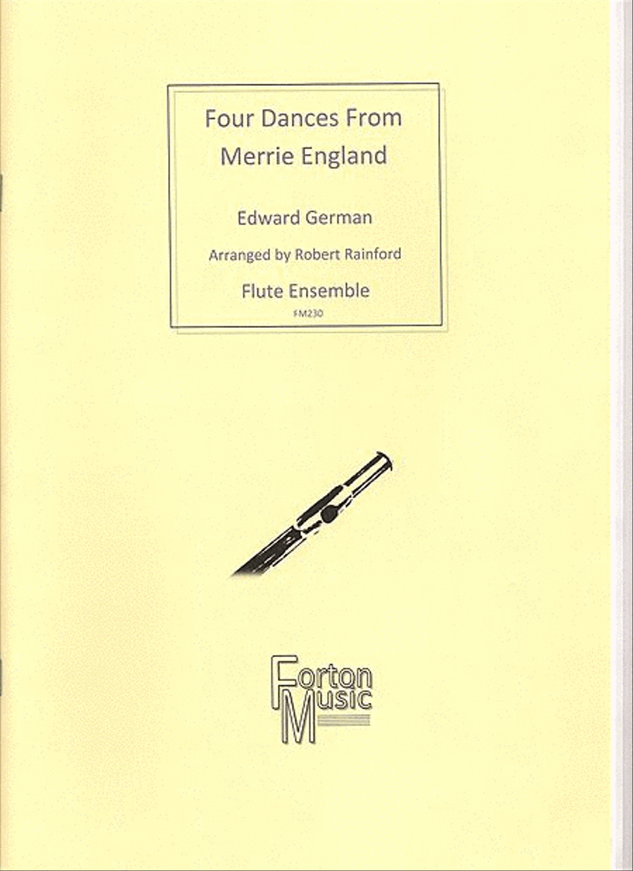 Four Dances from Merrie England Flute Quartet scores gallery preview page 1