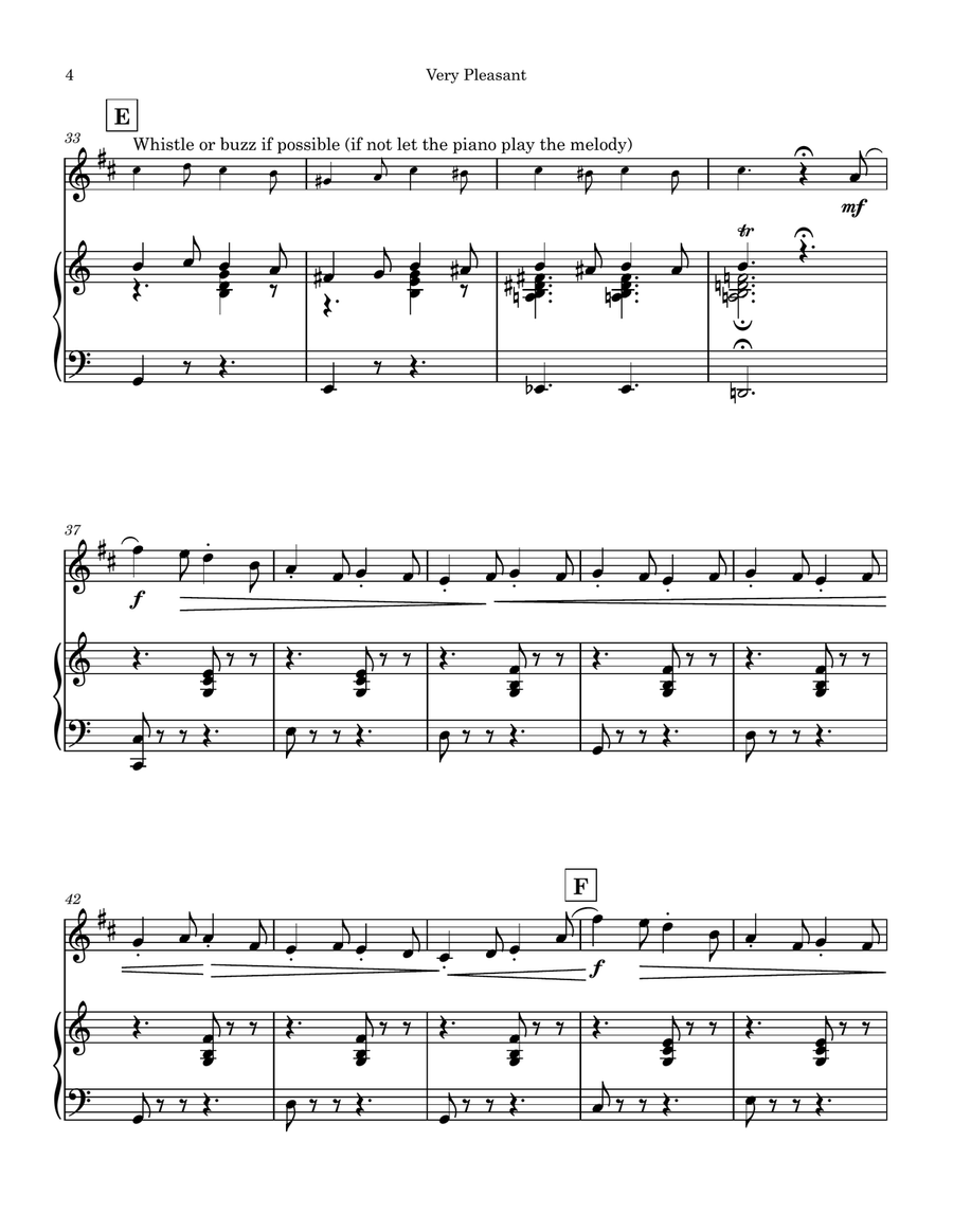 Memories Two Movements (Very Pleasant and Rather Sad) B-Flat Trumpet scores gallery preview page 4