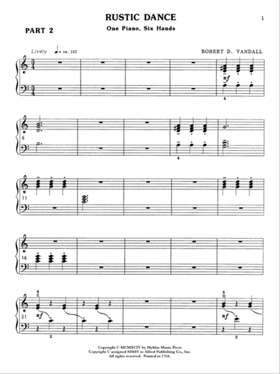 Rustic Dance Small Ensemble scores gallery preview page 3
