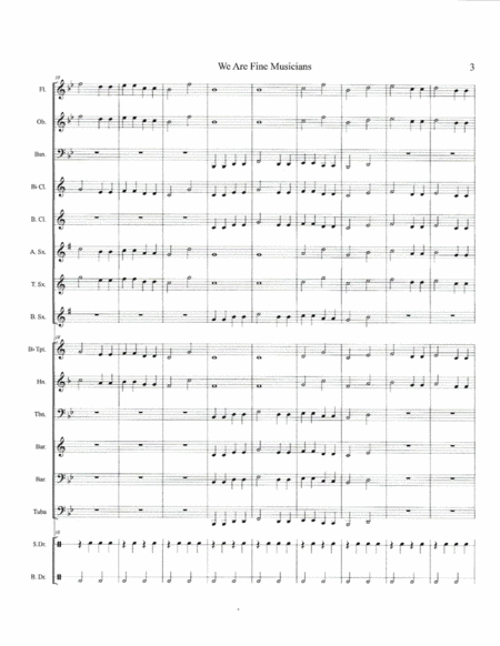 We Are Fine Musicians--Score image number null