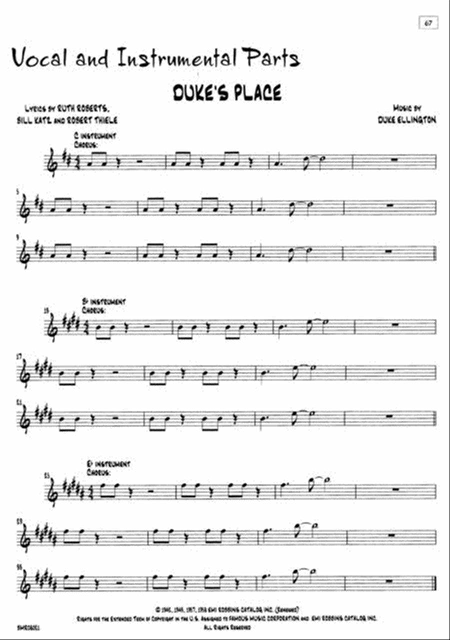 Swingin' on the Bars Voice scores gallery preview page 3