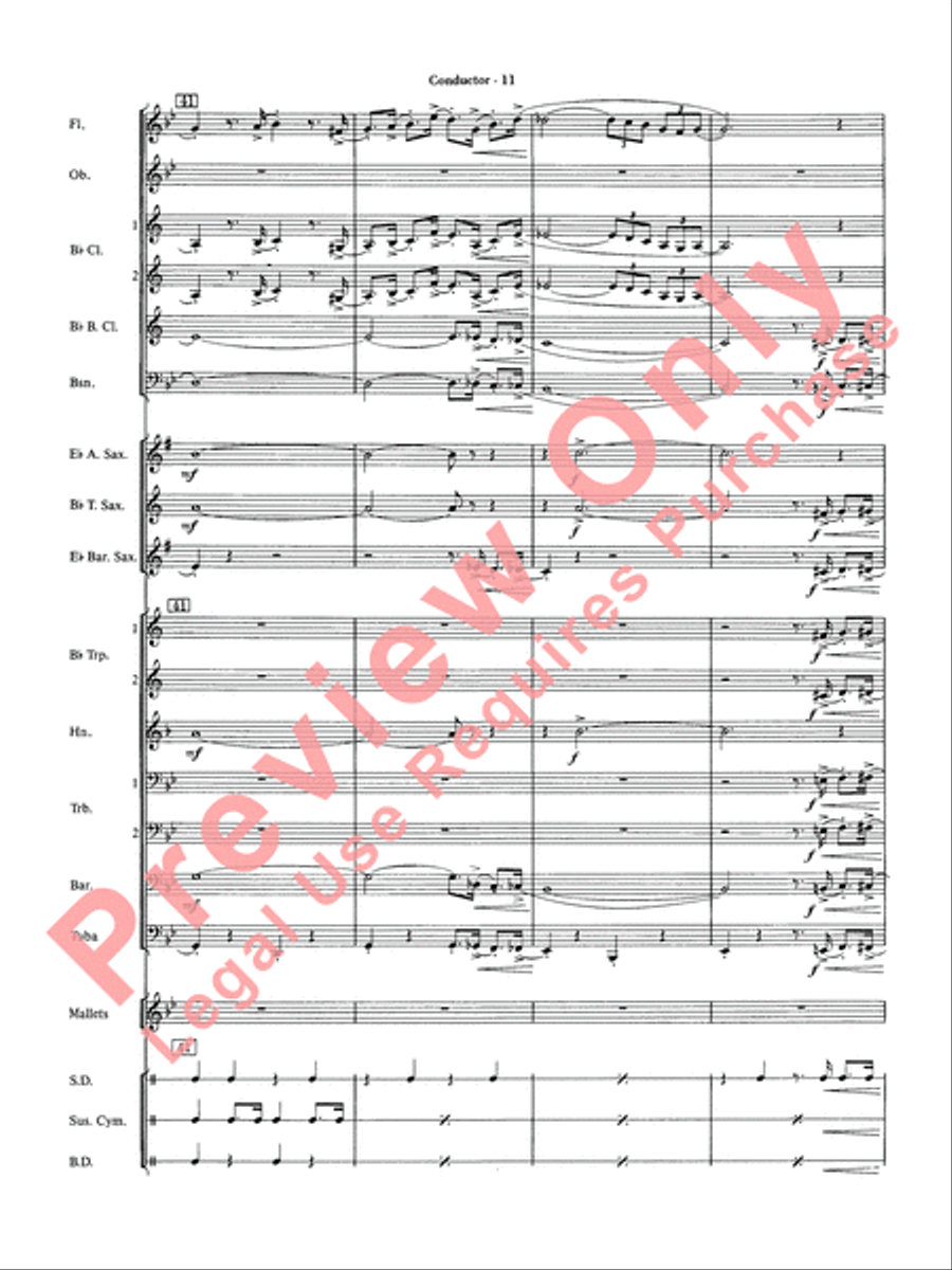 The Pink Panther Concert Band scores gallery preview page 13