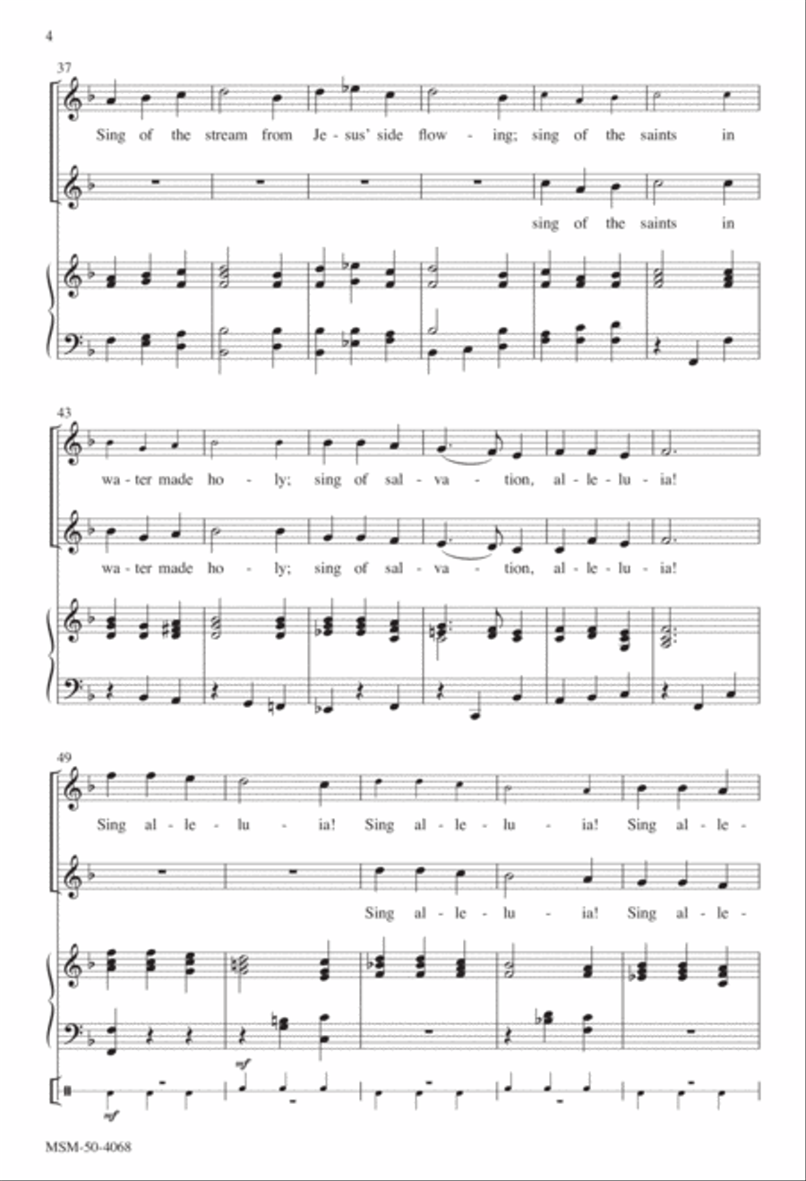 Day of Delight and Beauty Unbounded Unison Choir scores gallery preview page 3