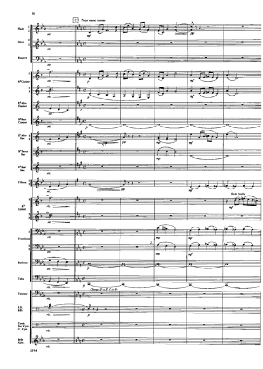 A Rainbow Bridge A Rainbow Bridge Concert Band scores gallery preview page 10