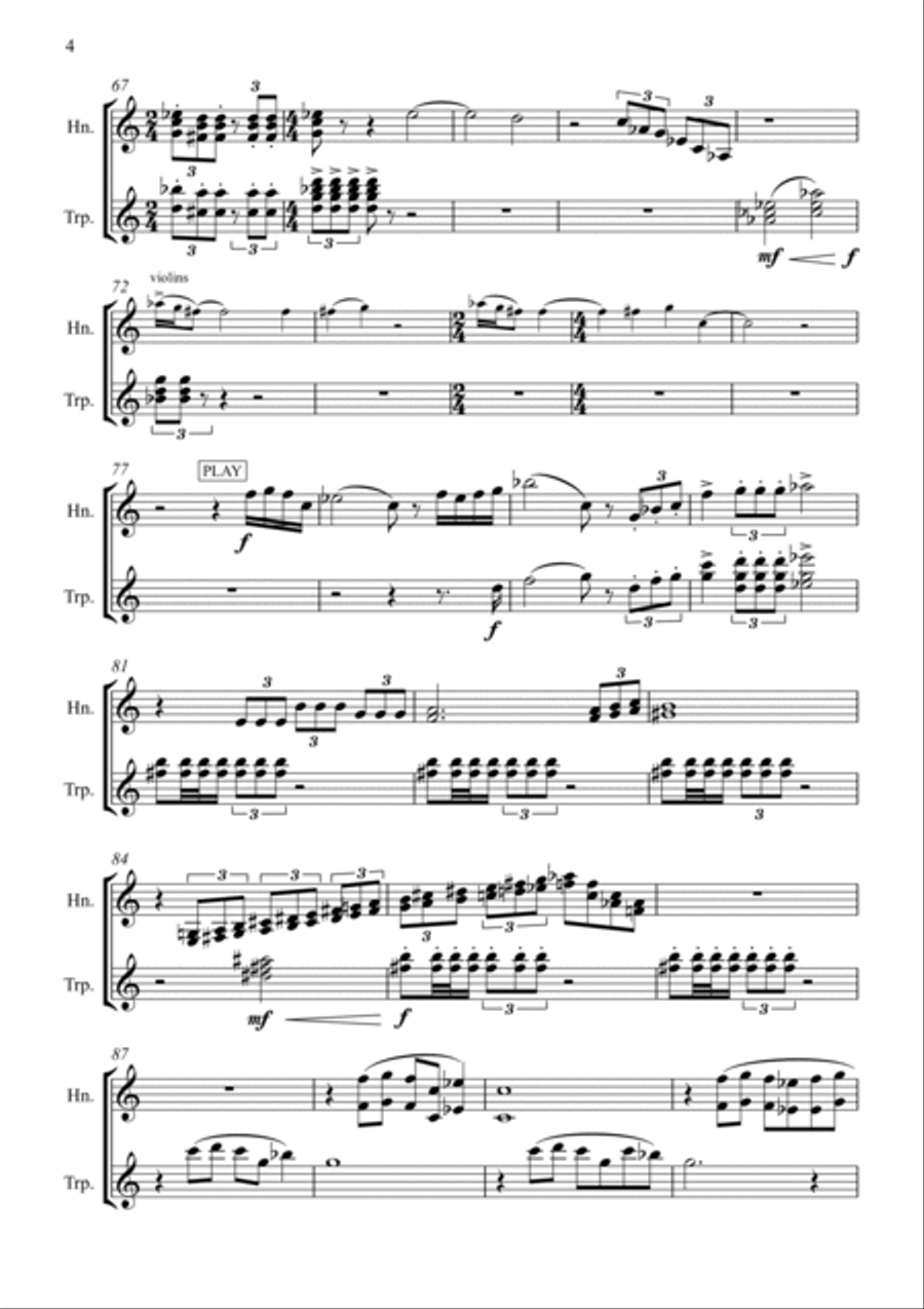 The Bridge (album Version) Brass Duet scores gallery preview page 4