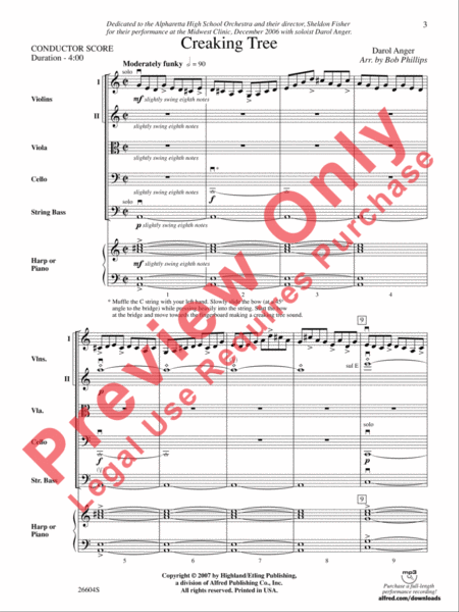 Creaking Tree String Orchestra scores gallery preview page 4