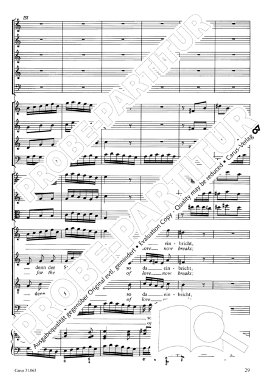 Christians, etch this blessed day (Christen, atzet diesen Tag) 4-Part scores gallery preview page 30
