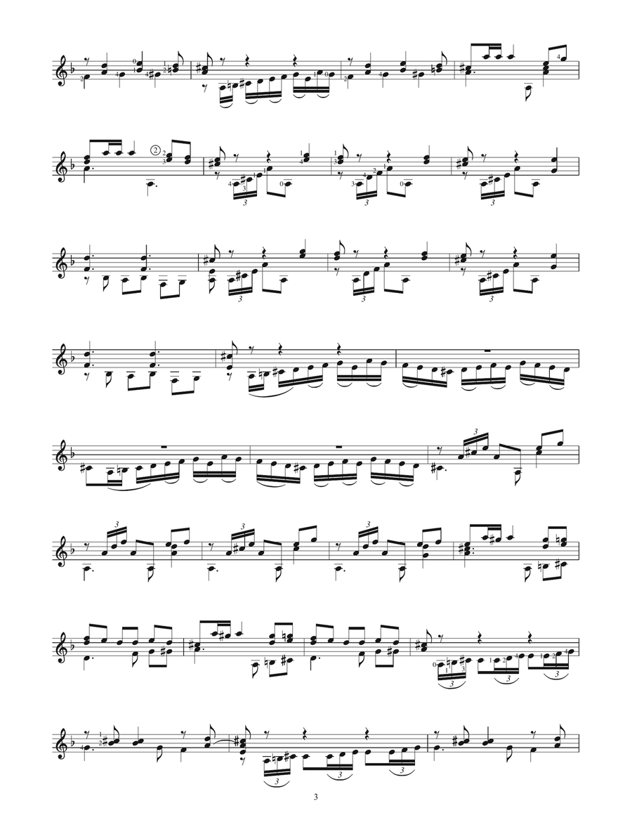 Le Fandango Acoustic Guitar scores gallery preview page 3