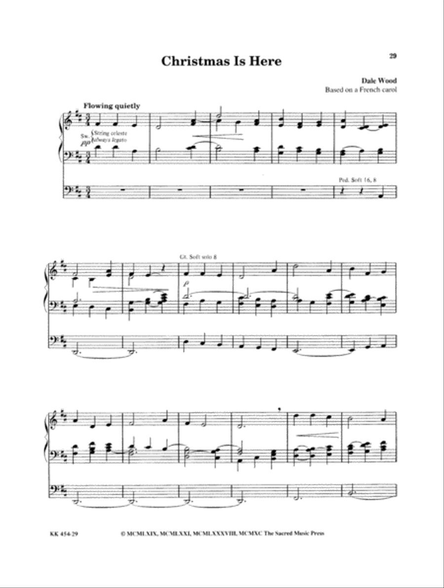 Wood Works for Christmas Wood Works for Christmas Organ Solo scores gallery preview page 9